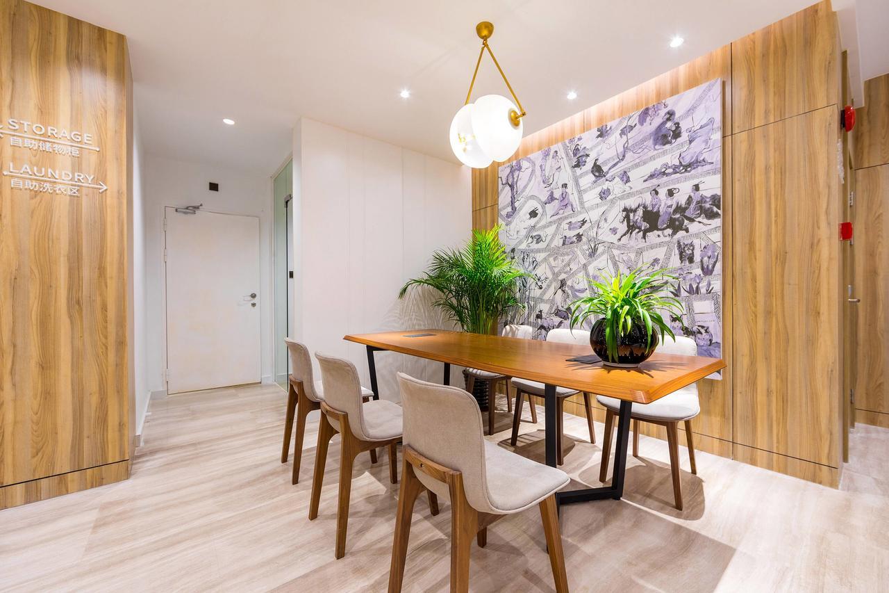 Hanting Premium Hotel Shanghai Dapu Bridge Riyueguang Shopping Mall Exteriör bild